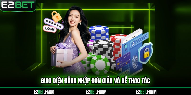 Giao diện đăng nhập đơn giản 