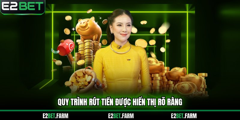 Quy trình rút tiền rõ ràng